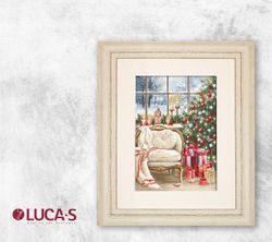 Broderikit Tavla Christmas interior design