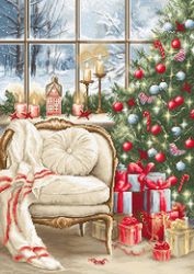 Broderikit Tavla Christmas interior design