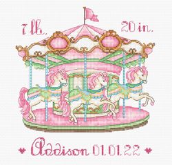 Broderikit Tavla Baby Carousel