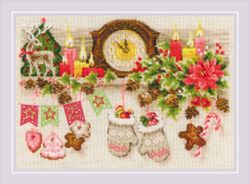 Broderikit Tavla Julhyllan