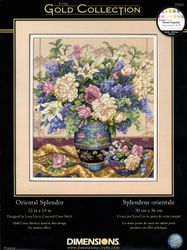 Broderikit Tavla Oriental Splendor Praktfull Bukett