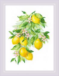 Broderikit Tavla Bright Lemons