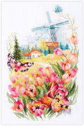 Broderikit Tavla Holländska Tulpaner