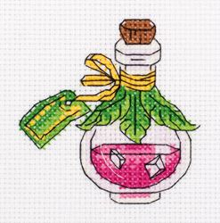 Broderikit Tavla Magisk dryck Magi Potion Bottle