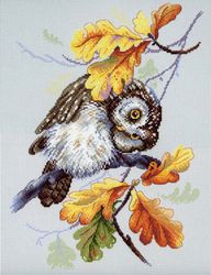 Broderikit Tavla Uggla på ek kvist