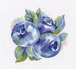 Broderikit tavla Blåbär