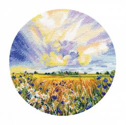Broderikit Tavla Kamomillfält
