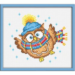Broderikit Tavla Uggla