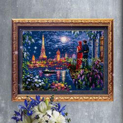 Broderikit Tavla Romantisk helg i Paris