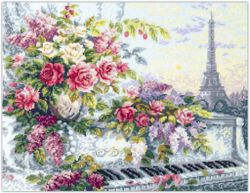 Broderikit Tavla Melodies of Paris
