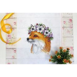 Broderikit Tavla Räven
