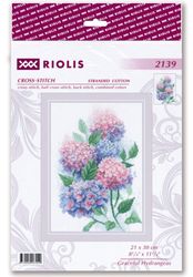 Broderikit Tavla Graceful Hydrangeas Graciösa hortensior