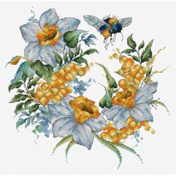 Broderikit Tavla Honey Afternoon Blomnektar