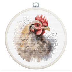 Broderikit Tavla Höna