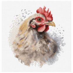Broderikit Tavla Höna
