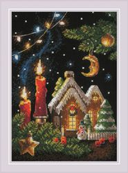 Broderikit Tavla Gingerbread Tale Pepparkakssaga