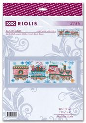 Broderikit Tavla Holiday Train Jultåg
