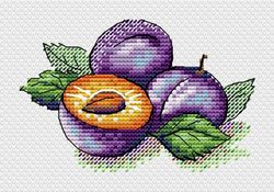 Broderikit Tavla Plommon