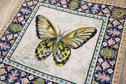 Broderikit Tavla Vintage Butterfly Fjäril