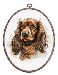Broderikit Tavla Cocker Spaniel
