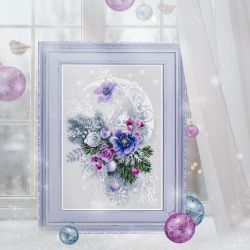 Broderikit Tavla Frostig kväll