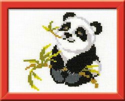 Broderikit Tavla För nybörjare Panda