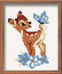 Broderikit Tavla För nybörjare Bambi