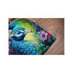 Broderikit Tavla proud Cerulean Påfågel