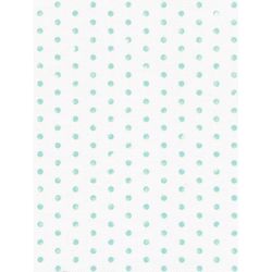 Tryckta broderityger Aida 5,4 rutor/cm 14 count 30 cm x 40 cm vit med ljusblå prickar