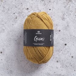 Alpackagarn Garn Giva 50g golden spice