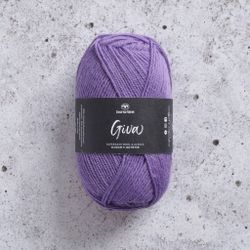 Alpackagarn Garn Giva 50g deep lavender