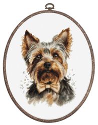 Broderikit Tavla Yorkshireterrier