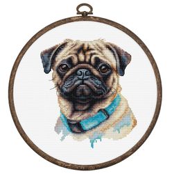 Broderikit Tavla Mops