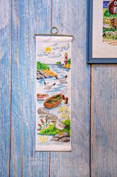Broderikit Minivepa Fiskmåsar och fyr