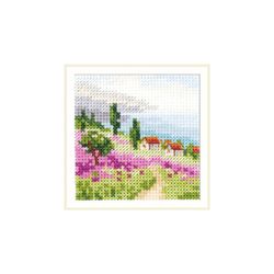 Broderikit Tavla Lavender vid havet