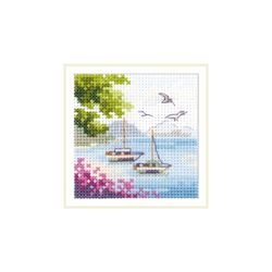 Broderikit Tavla Havsutsikt
