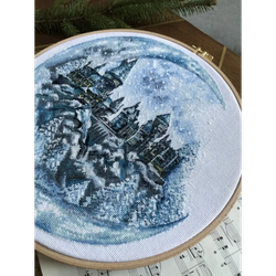 Broderikit Brodera tavla Mystiskt slott