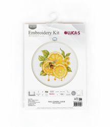 Broderikit Tavla med flexiram The Lemon Juice - Citronsaften