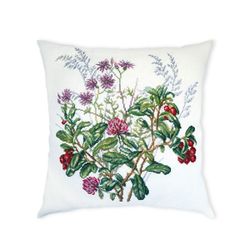 Broderikit Kudde Tavla Skogsbukett