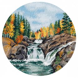Broderikit Tavla Vattenfall