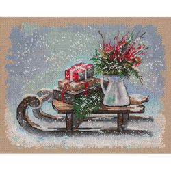 Broderikit Tavla Julsläde