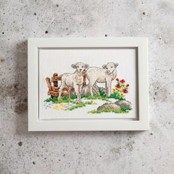 Broderikit Tavla Busiga får