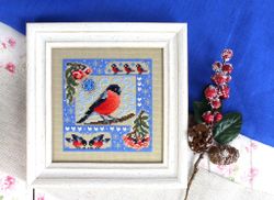 Broderikit Tavla Mini Sampler Vinterkomposition