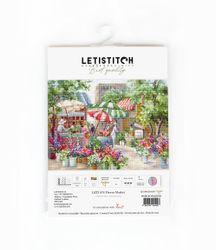 Broderikit Tavla Blomstermarknad