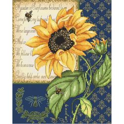Broderikit Tavla Solros