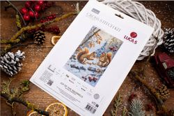 Broderikit Tavla Ekorrarnas glädje