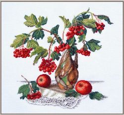 Broderikit Tavla Röd viburnum