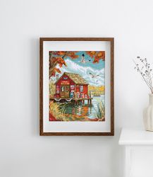 Broderikit Tavla Early Autumn - Tidig höst