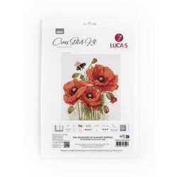 Broderikit Tavla The Splendor of Summer Poppies - Vallmo