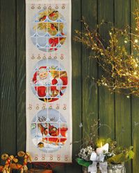 Broderikit Kalender Tomte i Julfönstret